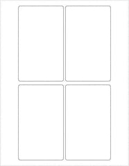 Tape Logic - 5" Long, White Polyester Laser Label - For Laser Printers - Apex Tool & Supply
