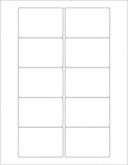 Tape Logic - 3" Long, White Paper Laser Label - For Laser Printers - Apex Tool & Supply