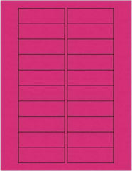 Tape Logic - 3" Long, Fluorescent Pink Paper Laser Label - For Laser Printers - Apex Tool & Supply