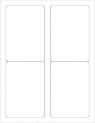 Tape Logic - 5" Long, White Paper Laser Label - For Laser Printers - Apex Tool & Supply