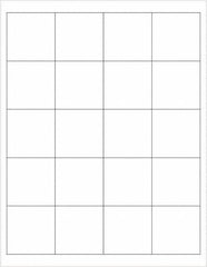 Tape Logic - 2" Long, White Paper Laser Label - For Laser Printers - Apex Tool & Supply