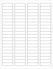 Tape Logic - 1-3/4" Long, White Paper Laser Label - For Laser Printers - Apex Tool & Supply