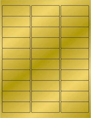 Tape Logic - 2-5/8" Long, Gold Paper Laser Label - For Laser Printers - Apex Tool & Supply