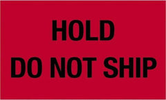 Tape Logic - 5" Long, Fluorescent Red Paper Shipping Label - For Multi-Use - Apex Tool & Supply