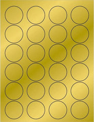 Tape Logic - 1-5/8" Long, Gold Paper Laser Label - For Laser Printers - Apex Tool & Supply