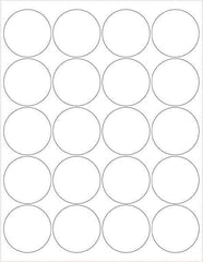 Tape Logic - 2" Long, White Paper Laser Label - For Laser Printers - Apex Tool & Supply