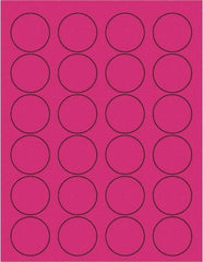 Tape Logic - 1-5/8" Long, Fluorescent Pink Paper Laser Label - For Laser Printers - Apex Tool & Supply