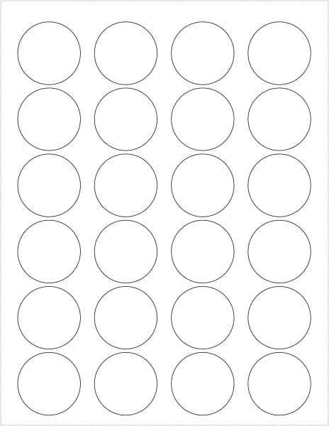 Tape Logic - 1-5/8" Long, White Paper Laser Label - For Laser Printers - Apex Tool & Supply