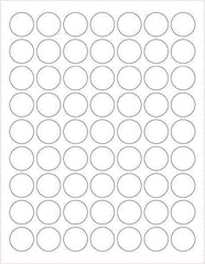 Tape Logic - 1" Long, Gloss White Paper Laser Label - For Laser Printers - Apex Tool & Supply