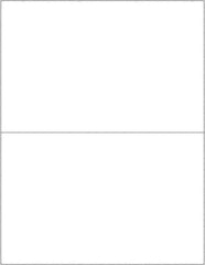 Tape Logic - 8-1/2" Long, White Paper Laser Label - For Laser Printers - Apex Tool & Supply