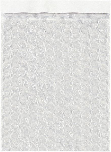 Made in USA - 3 x 10", Self-Seal Bubble Pouches - Clear - Apex Tool & Supply