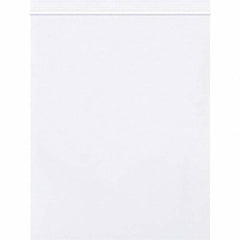 Value Collection - 8 x 10", 2 mil Reclosable Polybags - White - Apex Tool & Supply