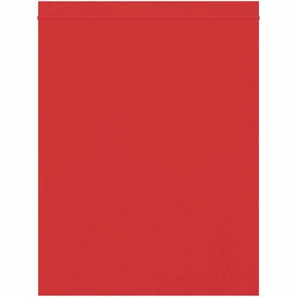 Value Collection - 8 x 10", 2 mil Reclosable Polybags - Red - Apex Tool & Supply