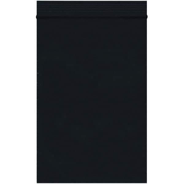 Value Collection - 4 x 6", 2 mil Reclosable Polybags - Black - Apex Tool & Supply
