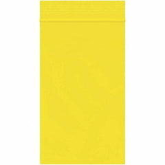 Value Collection - 3 x 5", 2 mil Reclosable Polybags - Yellow - Apex Tool & Supply