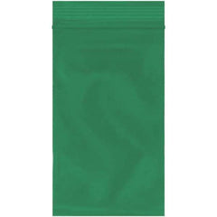 Value Collection - 3 x 5", 2 mil Reclosable Polybags - Green - Apex Tool & Supply