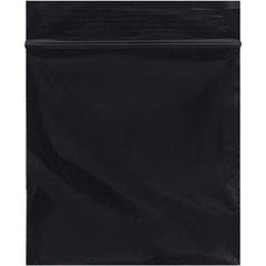 Value Collection - 3 x 3", 2 mil Reclosable Polybags - Black - Apex Tool & Supply