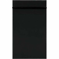 Value Collection - 2 x 3", 2 mil Reclosable Polybags - Black - Apex Tool & Supply