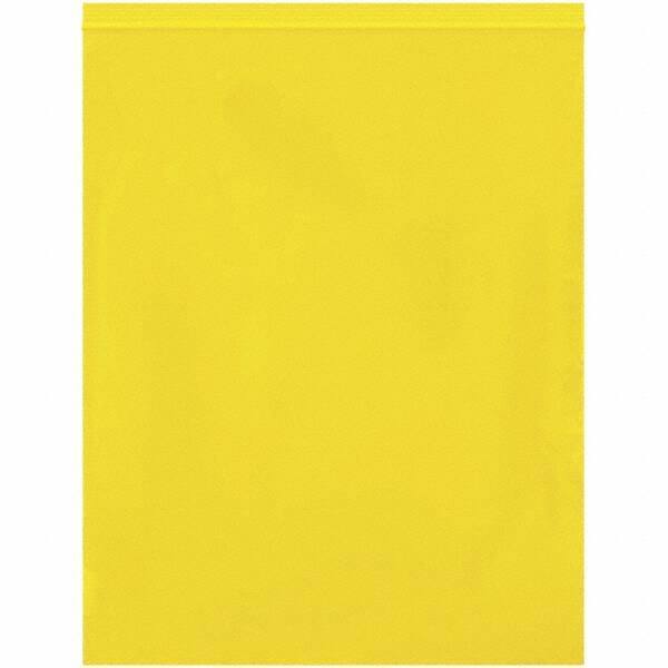 Value Collection - 12 x 15", 2 mil Reclosable Polybags - Yellow - Apex Tool & Supply