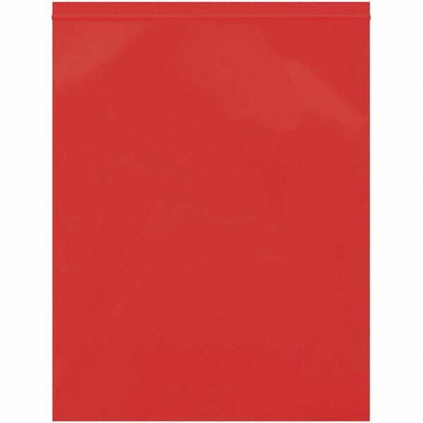 Value Collection - 12 x 15", 2 mil Reclosable Polybags - Red - Apex Tool & Supply