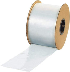 Made in USA - 6 x 10", 4 mil Roll Polybags - Clear - Apex Tool & Supply