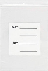 Value Collection - 9 x 12", 4 mil Parts Bag with Hang Holes - Clear - Apex Tool & Supply