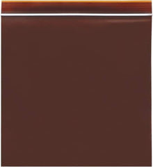 Value Collection - 12 x 12", 3 mil Minigrip Reclosable Lab Guard UV Protection Bags - Amber - Apex Tool & Supply