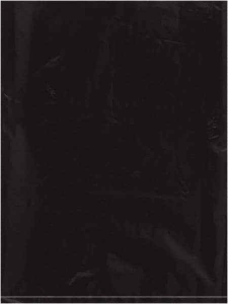 Value Collection - 9 x 12", 2 mil Flat Polybags - Black - Apex Tool & Supply