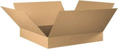 Made in USA - 30" Wide x 30" Long x 6" High Rectangle Corrugated Shipping Box - 1 Wall, Kraft (Color), 65 Lb Capacity - Apex Tool & Supply