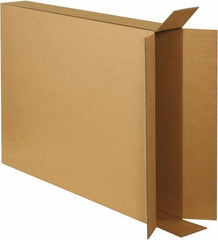 Made in USA - 5" Wide x 28" Long x 38" High Rectangle Corrugated Shipping Box - 1 Wall, Kraft (Color), 65 Lb Capacity - Apex Tool & Supply