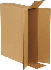 Made in USA - 6" Wide x 26" Long x 20" High Rectangle Corrugated Shipping Box - 1 Wall, Kraft (Color), 65 Lb Capacity - Apex Tool & Supply