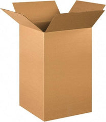 Made in USA - 16" Wide x 16" Long x 30" High Rectangle Corrugated Shipping Box - 1 Wall, Kraft (Color), 65 Lb Capacity - Apex Tool & Supply