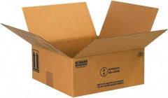 Made in USA - 10-1/4" Wide x 10-1/4" Long x 6-3/16" High Rectangle Corrugated Shipping Box - 1 Wall, Kraft (Color), 95 Lb Capacity - Apex Tool & Supply