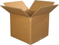Made in USA - 18" Wide x 18" Long x 18" High Square Heavy Duty Corrugated Box - 3 Walls, Kraft (Color), 280 Lb Capacity - Apex Tool & Supply