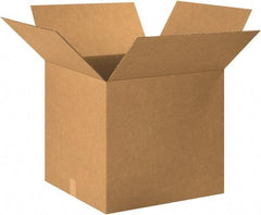 Made in USA - 24" Wide x 24" Long x 26" High Rectangle Corrugated Shipping Box - 1 Wall, Kraft (Color), 65 Lb Capacity - Apex Tool & Supply