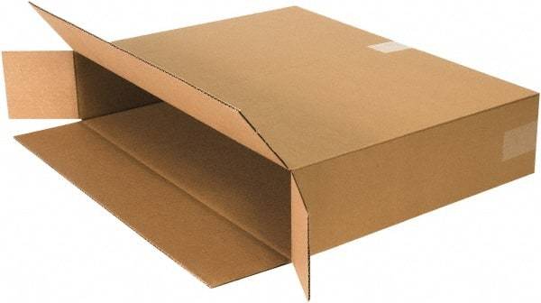 Made in USA - 6" Wide x 24" Long x 18" High Rectangle Corrugated Shipping Box - 1 Wall, Kraft (Color), 95 Lb Capacity - Apex Tool & Supply