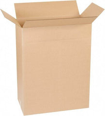 Made in USA - 13" Wide x 24" Long x 31" High Rectangle Multi-Depth Box - 1 Wall, Kraft (Color), 65 Lb Capacity - Apex Tool & Supply