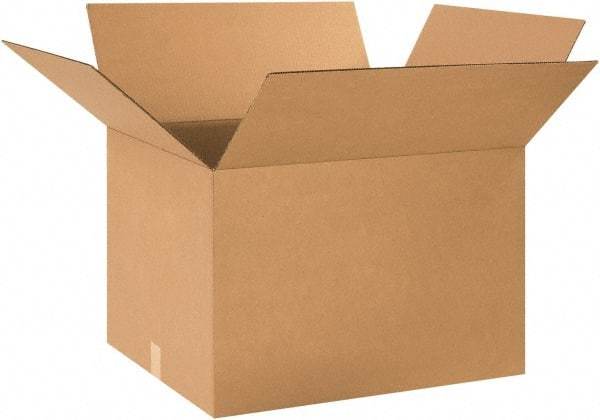 Made in USA - 30" Wide x 36" Long x 12" High Rectangle Corrugated Shipping Box - 1 Wall, Kraft (Color), 65 Lb Capacity - Apex Tool & Supply