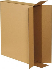 Made in USA - 6" Wide x 30" Long x 30" High Rectangle Corrugated Shipping Box - 1 Wall, Kraft (Color), 95 Lb Capacity - Apex Tool & Supply