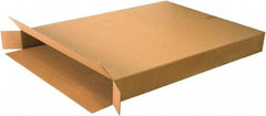 Made in USA - 5" Wide x 36" Long x 48" High Rectangle Corrugated Shipping Box - 1 Wall, Kraft (Color), 95 Lb Capacity - Apex Tool & Supply