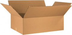 Made in USA - 24" Wide x 36" Long x 12" High Rectangle Heavy Duty Corrugated Box - 2 Walls, Kraft (Color), 100 Lb Capacity - Apex Tool & Supply