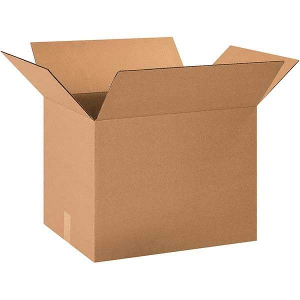 Made in USA - 30" Wide x 40" Long x 30" High Rectangle Corrugated Shipping Box - 1 Wall, Kraft (Color), 65 Lb Capacity - Apex Tool & Supply