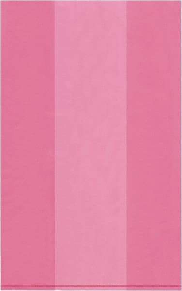 Value Collection - 15 x 24", 2 mil Anti-Static Gusseted Polybags - Pink - Apex Tool & Supply