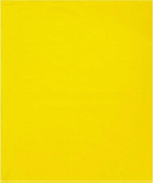 Value Collection - 15 x 18", 2 mil Flat Polybags - Yellow - Apex Tool & Supply