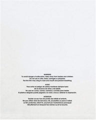 Value Collection - 11 x 14", 2 mil Flat Suffocation Warning Polybags - Clear - Apex Tool & Supply