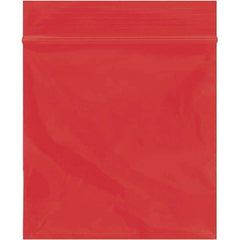 Value Collection - 3 x 3", 2 mil Reclosable Polybags - Red - Apex Tool & Supply