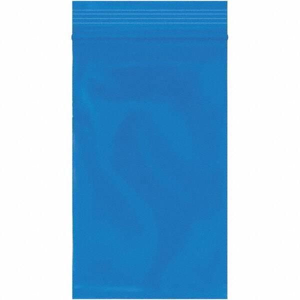 Value Collection - 3 x 5", 2 mil Reclosable Polybags - Blue - Apex Tool & Supply