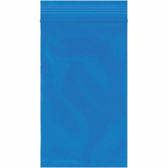 Value Collection - 3 x 5", 2 mil Reclosable Polybags - Blue - Apex Tool & Supply