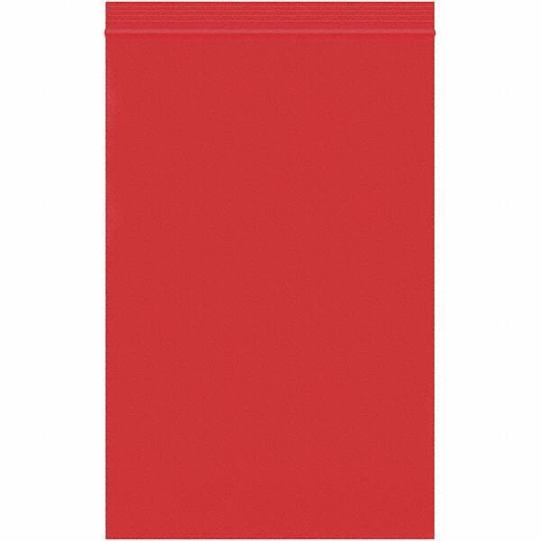 Value Collection - 6 x 9", 2 mil Reclosable Polybags - Red - Apex Tool & Supply