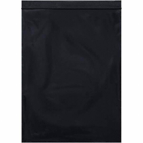 Value Collection - 9 x 12", 2 mil Reclosable Polybags - Black - Apex Tool & Supply